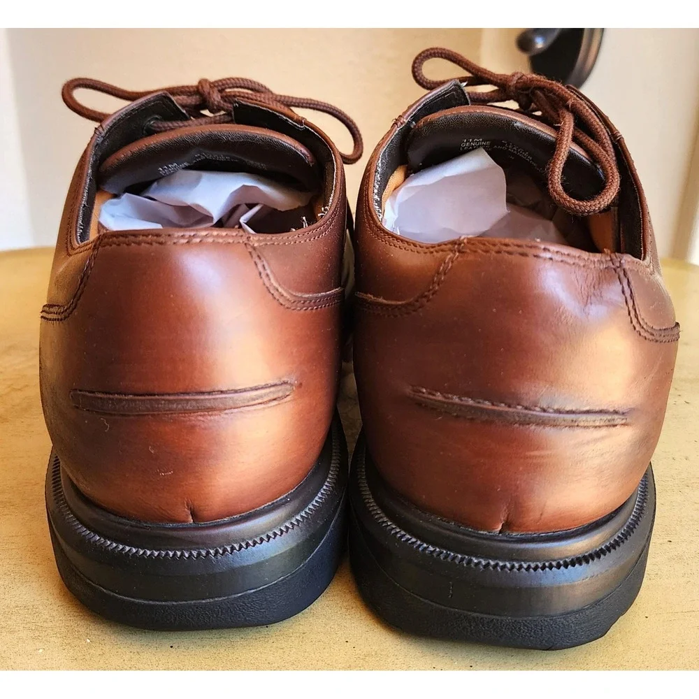 Timberland Oxford US 11 Brown Leather Waterproof Lace Up Classic Shoe‎ Low Boots